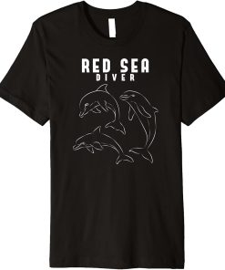 Dolphin Egypt Red Sea Diver Scuba Diving Premium T-Shirt