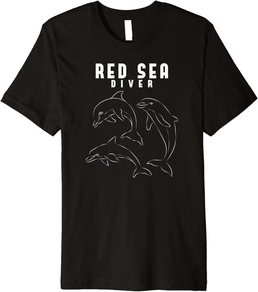 Dolphin Egypt Red Sea Diver Scuba Diving Premium T-Shirt