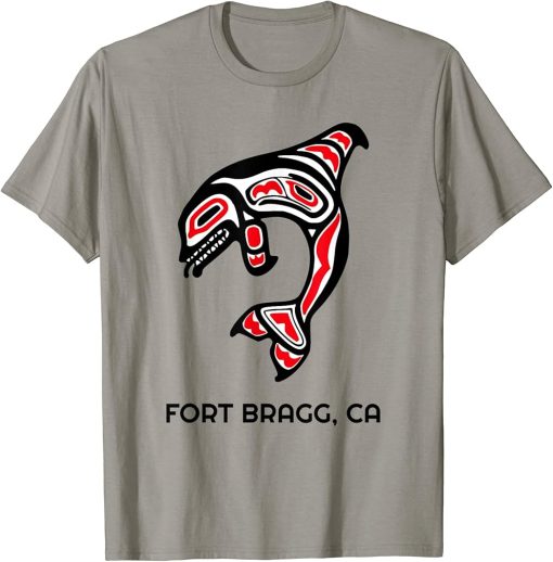 Fort Bragg, CA Native American Orca Killer Whale T-Shirt